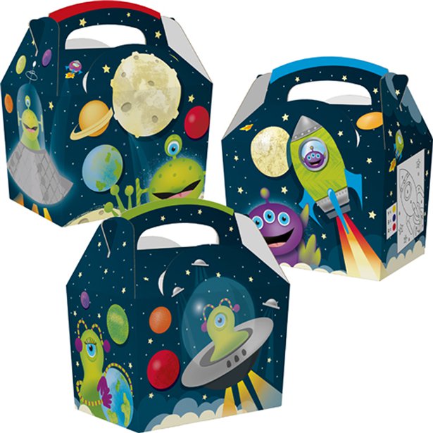 Compostable Alien Space Party Box