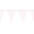 White Plastic Bunting - 10m