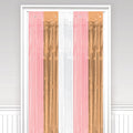 Rose Gold Blush Foil Curtain - 2.4m
