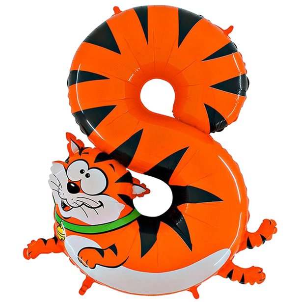 Animal Foil Number Balloons - 40"