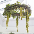 Botanical Wedding Copper Hanging Chandelier Hoops - 40cm (3pk)