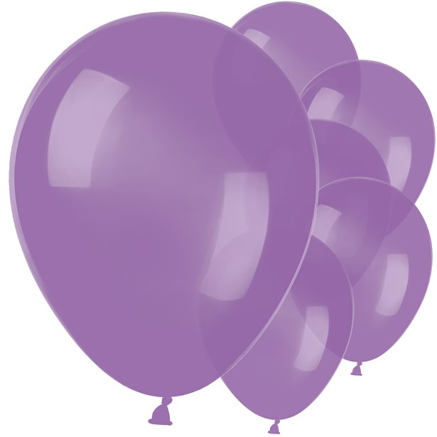Purple Metallic Latex Balloons - 11" (10pk)