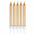 Gold Candles - 6cm (10pk)