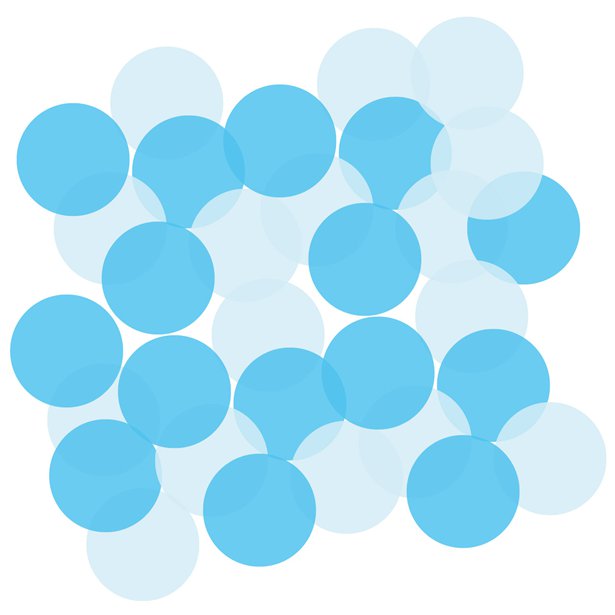 The Big Reveal Blue Tissue Confetti (22g pack)