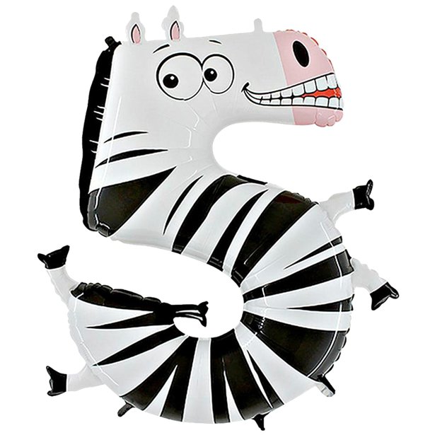 Animal Foil Number Balloons - 40"