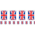 Union Jack Plastic Flag Bunting - 10m