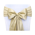 Gold Chair Sashes - 2.7m (10pk)