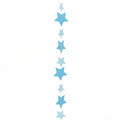 Blue Paper Stars Balloon Tail - 1.2m