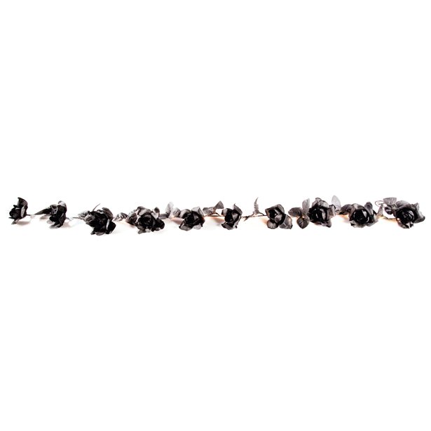 Black Rose LED Garland - 1.5m