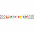Happy 50th Birthday Foil Banner - 1.74m