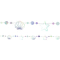 Mermaid Iridescent Shell Garland - 1.65m