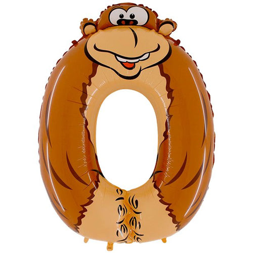 Animal Foil Number Balloons - 40"