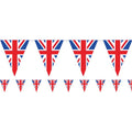 Union Jack Pennant Paper Bunting - 10m