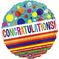 Congratulations Sparkle Balloon - 18" Foil