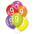 Age 9 Latex Balloons - 11" (6pk)