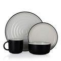 Tower Barbary & Oak Black Cascade 16 Piece Dinnerware Set