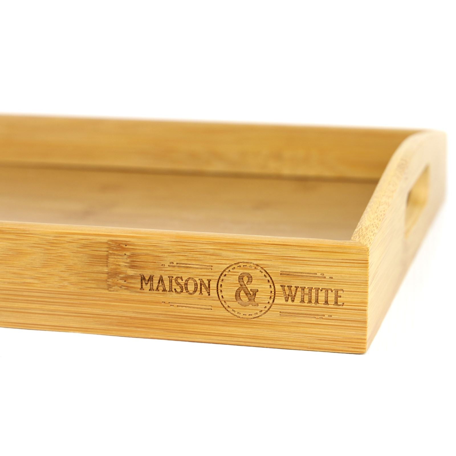 Bamboo Serving Trays - Set of 3 | M&W	