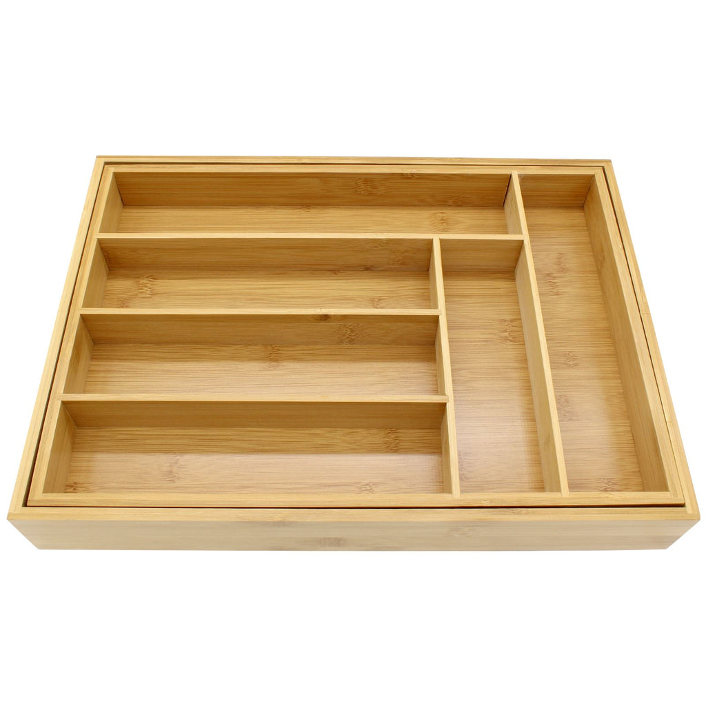 Bamboo Extending Cutlery Drawer | M&W	
