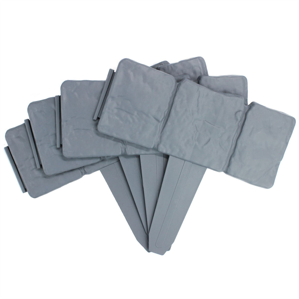 Stone Effect Lawn Edging Grey 5M - Pack of 20 | Pukkr	