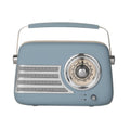 Akai Blue Vintage Bluetooth Portable Vintage Radio
