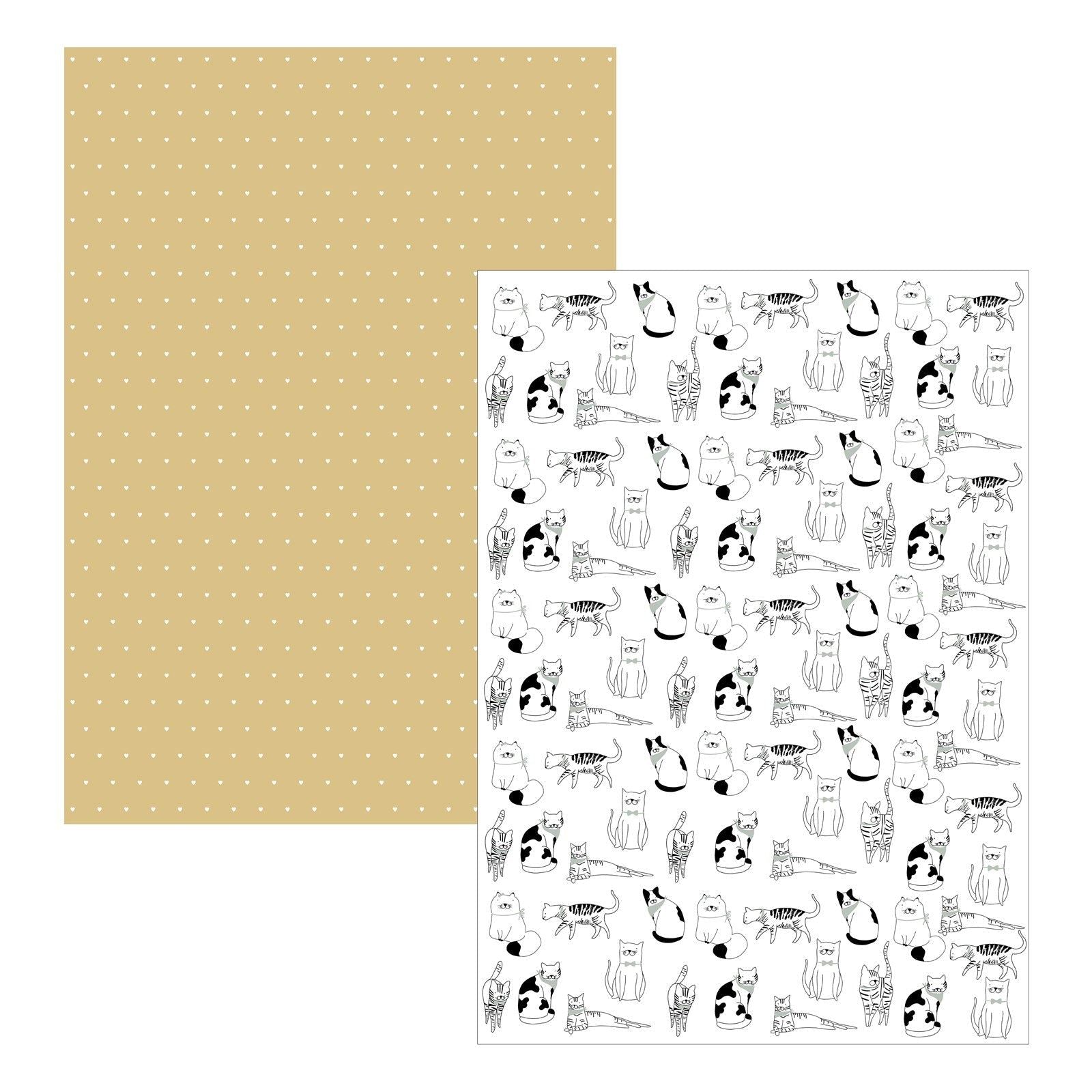 Playful Pets Set of 2 Cat Tea Towels