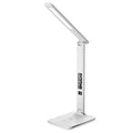 Groov-e GVWC04WE Ares Desk LED Lamp with Wireless Charging Pad & Clock - White UK Plug