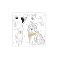 Playful Pets 4pk Dog Coasters