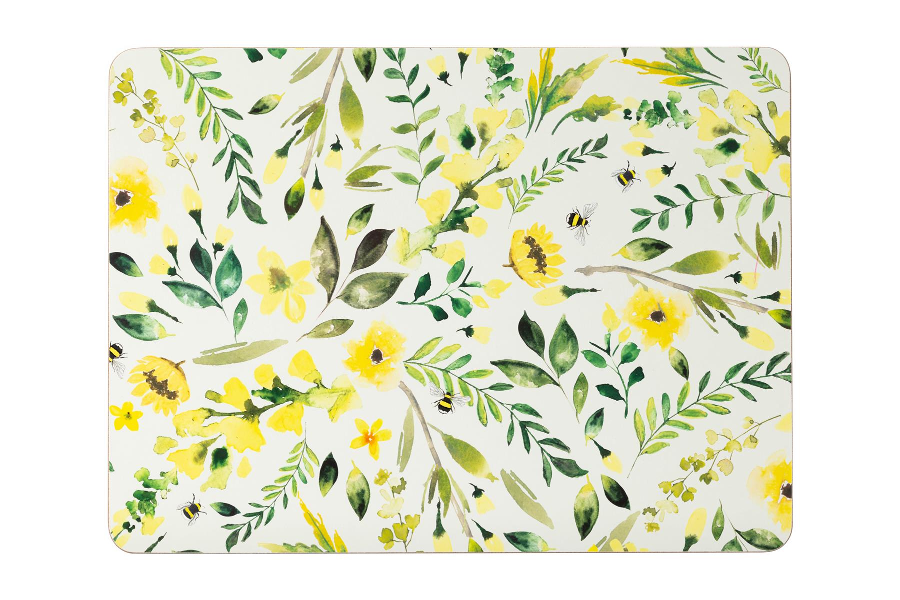 Bee-Beautiful Set of 4 Placemats
