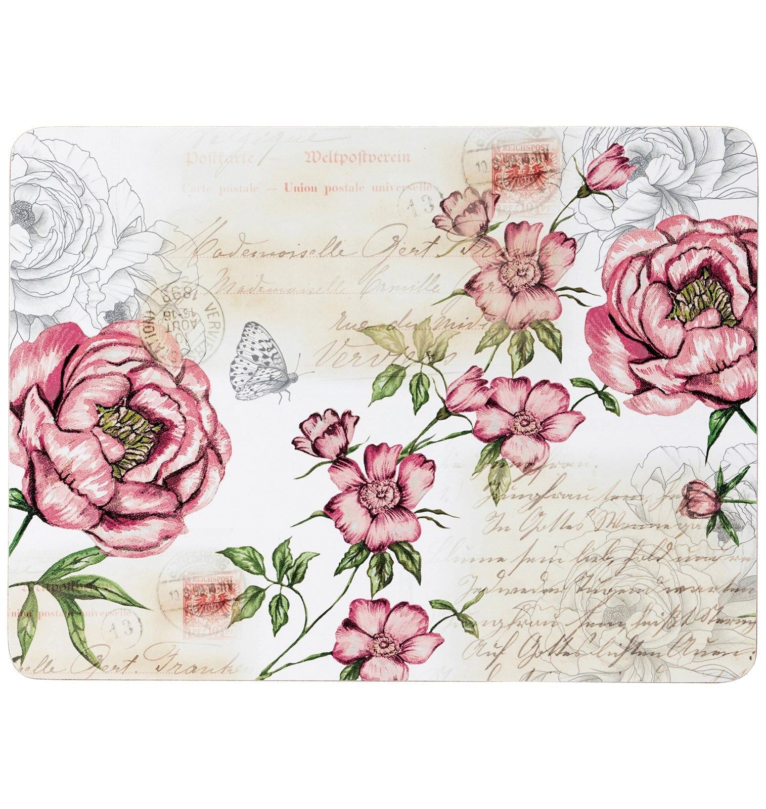Floral Set of 4pk Placemats