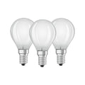 LED Frosted Filament 40W Mini Globe SES (E14) 3 PACK