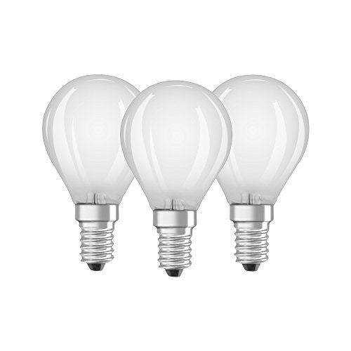 LED Frosted Filament 40W Mini Globe SES (E14) 3 PACK