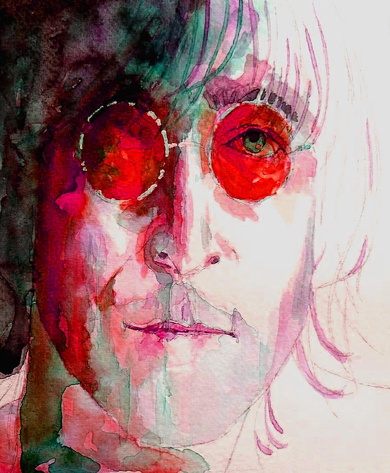 John Lennon 45cm x 37.5cm Small Metal Sign