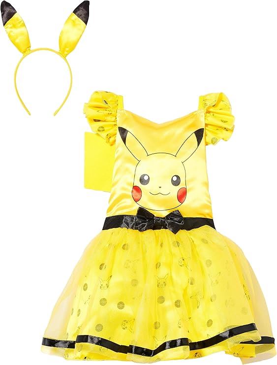 Pokemon Pikachu Dress Child's Costume - Age 10-12 Years