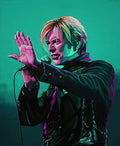 David Bowie 45cm x 37.5cm Small Metal Sign	