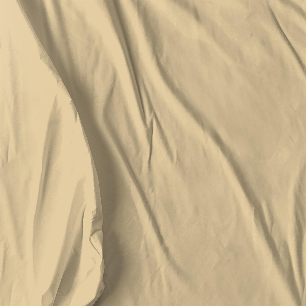 Maison & White Fitted Bed Sheet (Beige, Single)