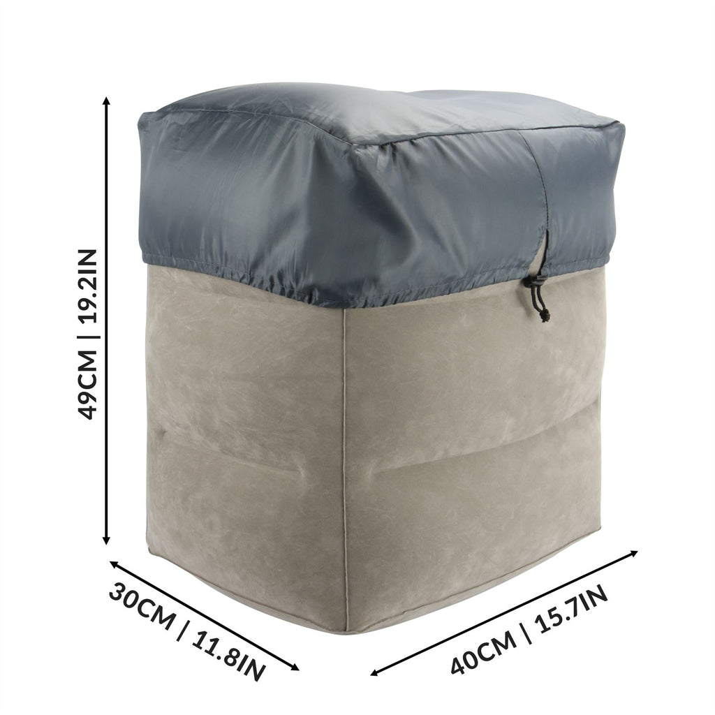 Inflatable Foot Travel Pillow | Pukkr	