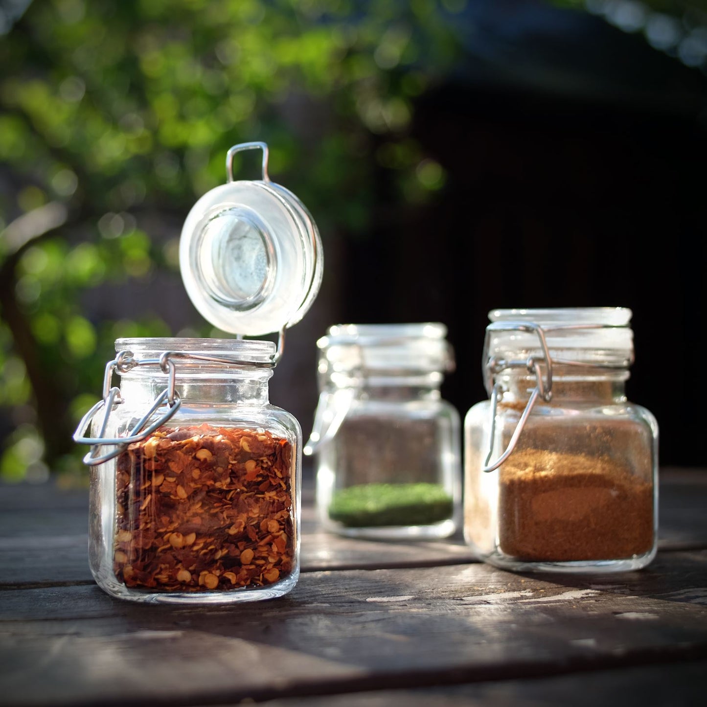 Mini Glass Spice Jars - Pack of 12 | M&W	