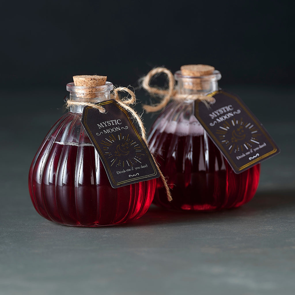 Witch's Brew Glass Potion Bottles (2PK)