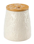 Fieldview Farm Embossed Tea Canister - Bamboo Lid