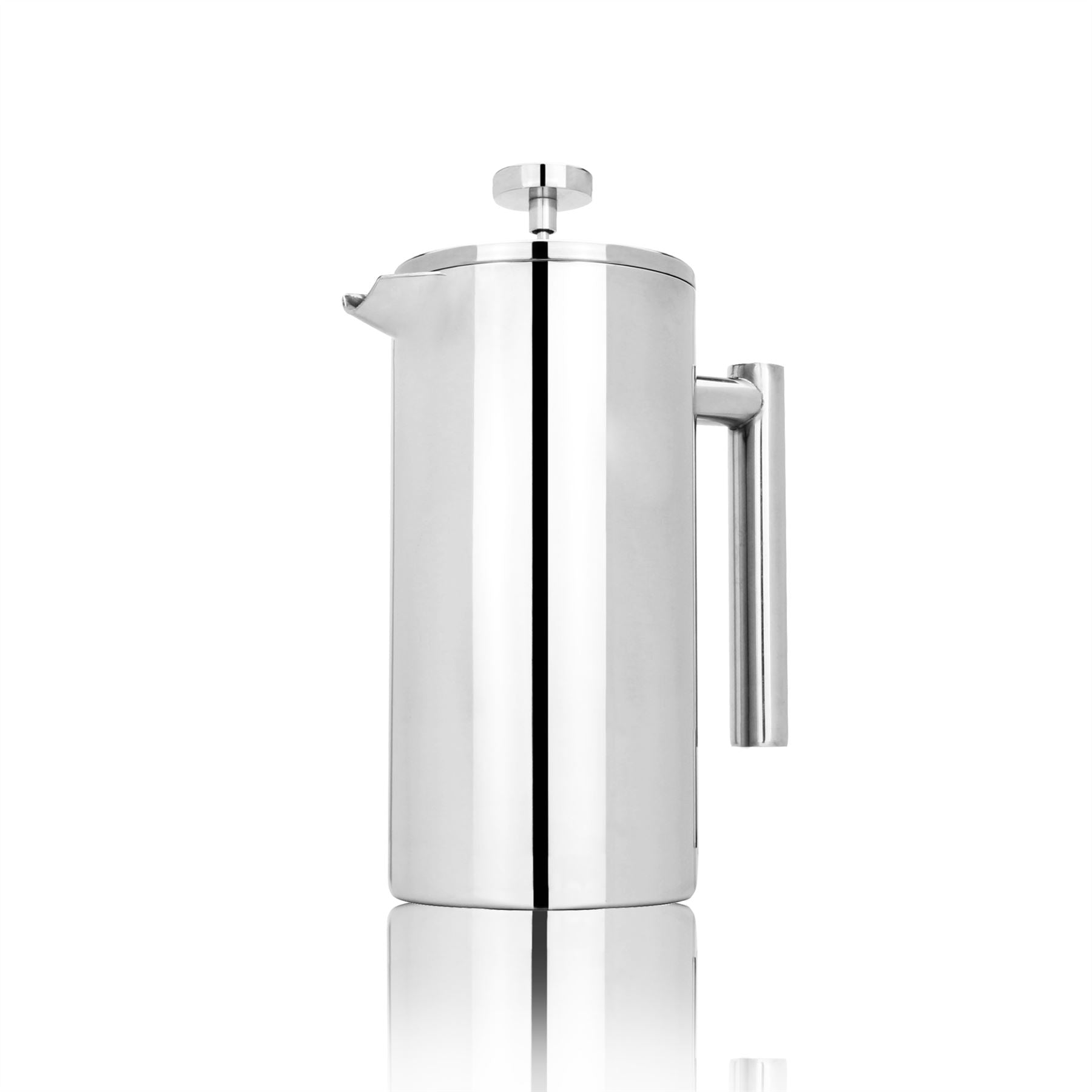 French Press Cafetiere Steel Coffee Maker 350ml | M&W	