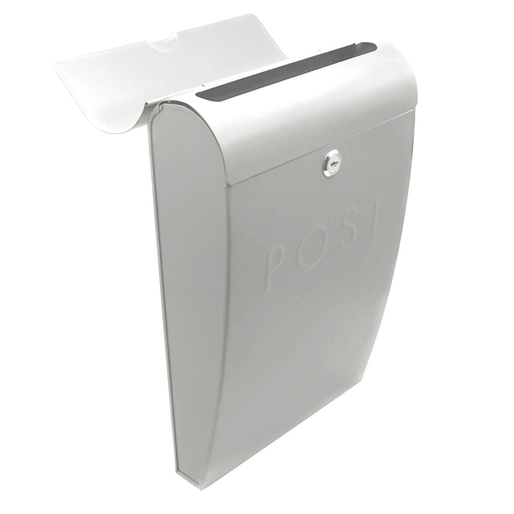 Wall Mounted Post Box in White | M&W	