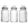 Vintage Airtight Glass Jars 1300ml - Set of 3 | M&W	