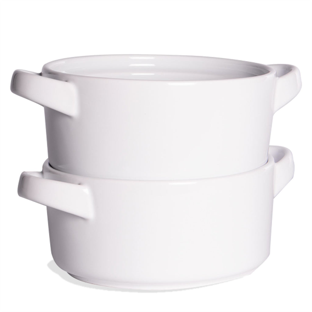 Soup Bowls with Handles - Set of 4 | M&W	