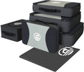 SANCTOME Black & Grey (Set Of 6) Lightweight Packing Cubes	