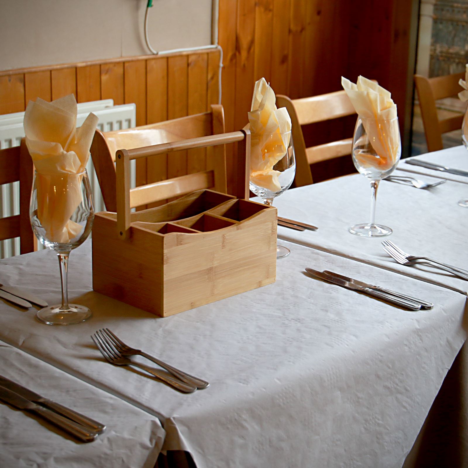 Bamboo Utensil Cutlery Holder | M&W	