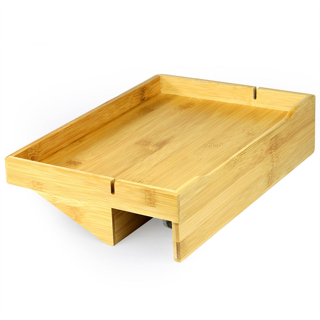 Bamboo Clip-On Bedside Shelf | M&W	