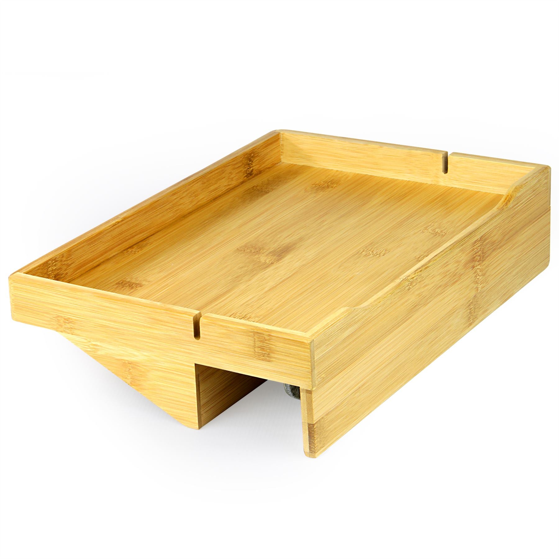 Bamboo Clip-On Bedside Shelf | M&W	
