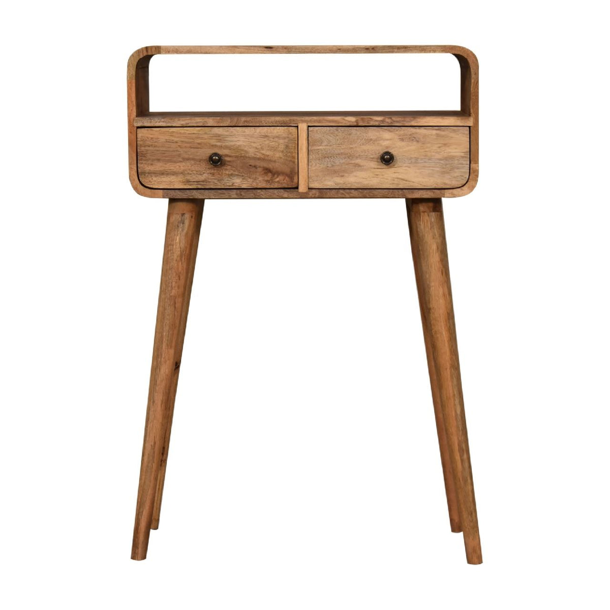 Artisan Mini Curved Oak-ish Sideboard