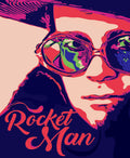 Elton John 45cm x 37.5cm Small Metal Sign	