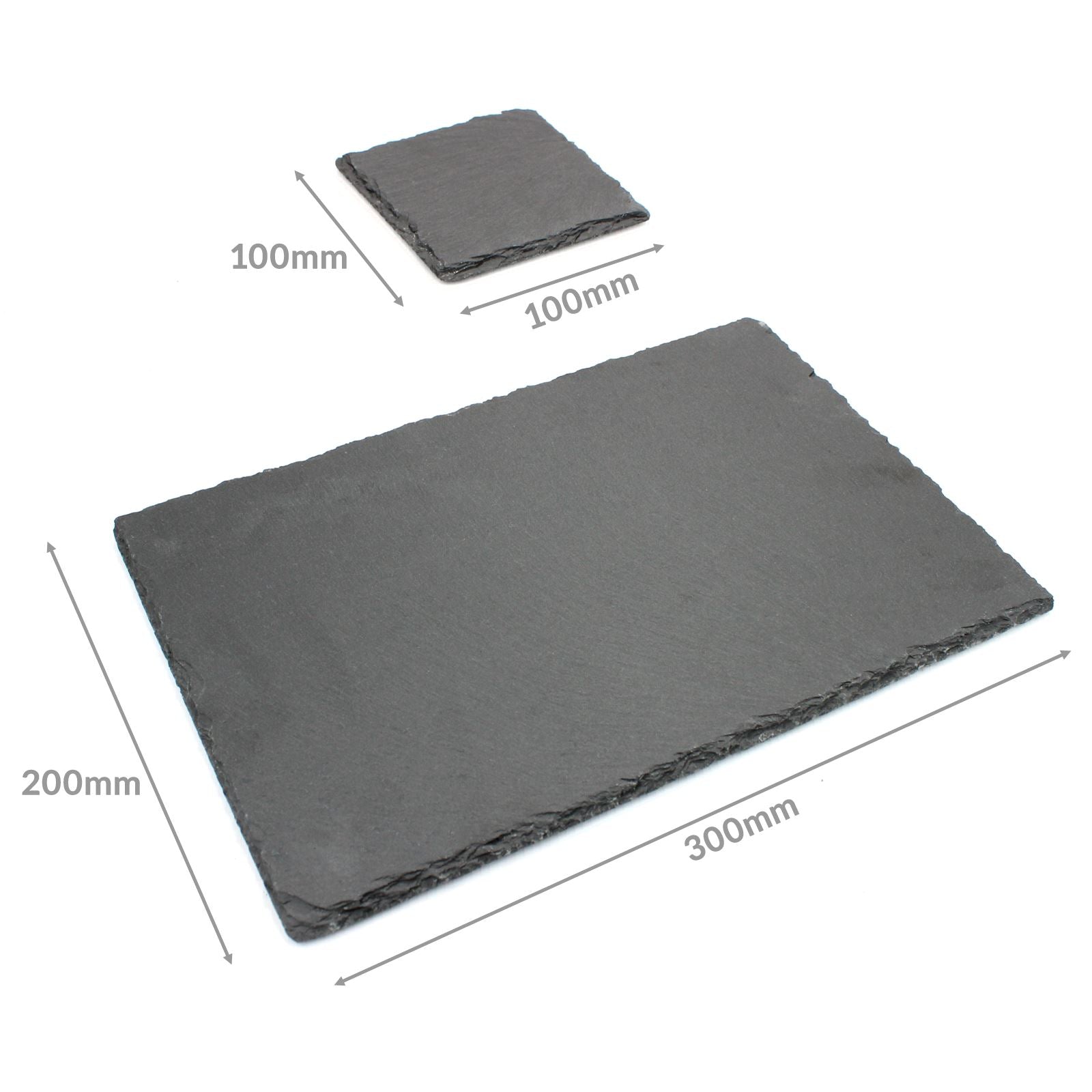 Natural Slate Placemats & Coasters - 8pc | M&W	